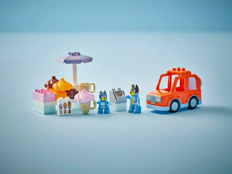 LEGO Vizită cu Blue la furgoneta de înghețată