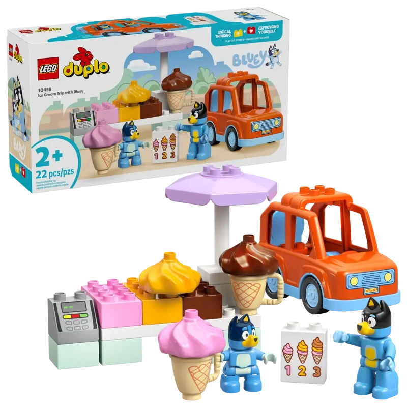 LEGO Vizită cu Blue la furgoneta de înghețată