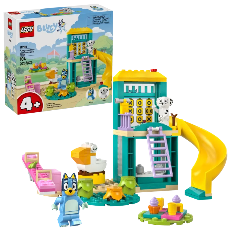 LEGO Distracție la locul de joacă cu Blue și Chloe