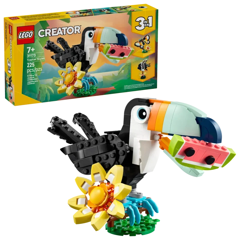 LEGO Animale sălbatice: Tucan tropical
