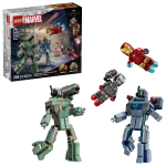 LEGO Marvel Super Heroes - LEGO Iron Man și War Machine vs dronele Hammer