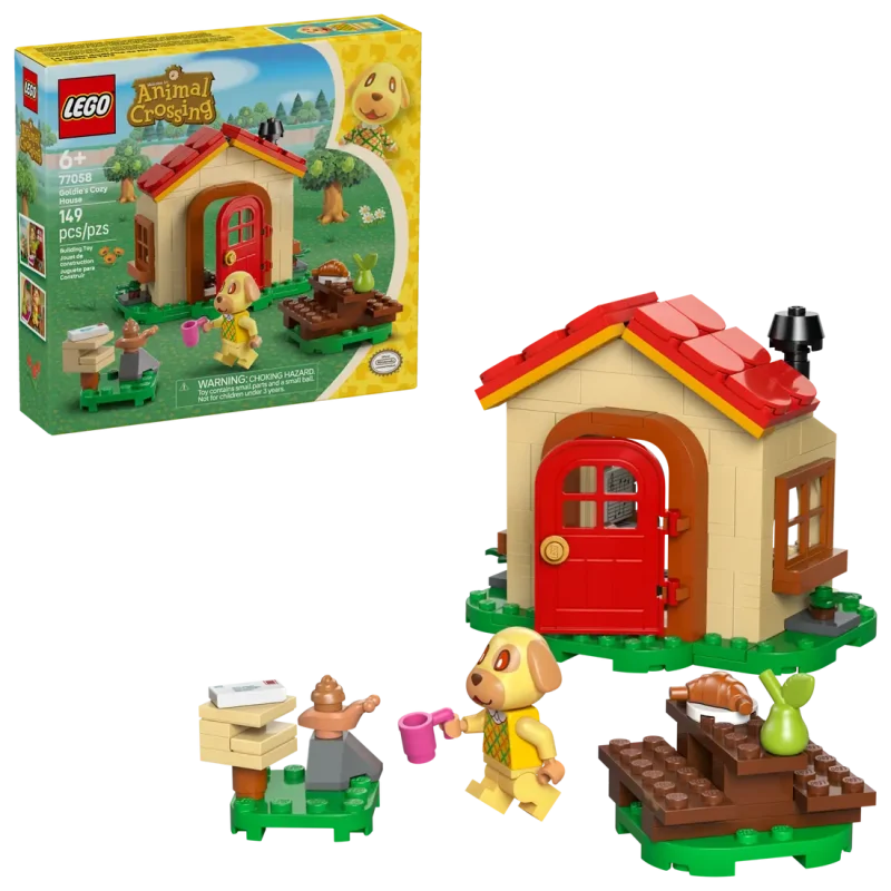 LEGO Animal Crossing - LEGO Casa confortabilă a lui Goldie