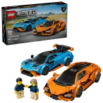 LEGO Speed Champions - LEGO Lamborghini Revuelto și Huracán STO