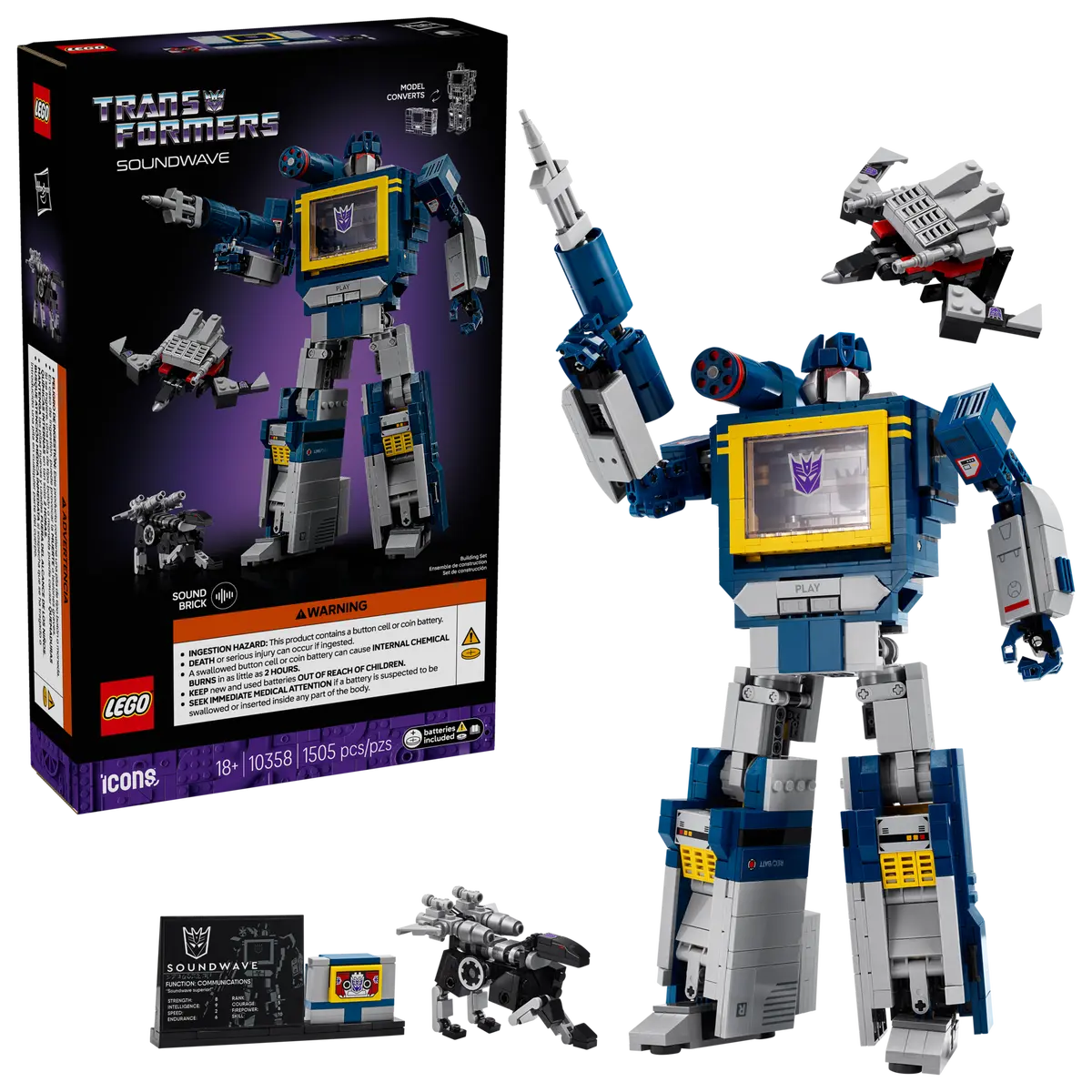LEGO Transformers: Soundwave