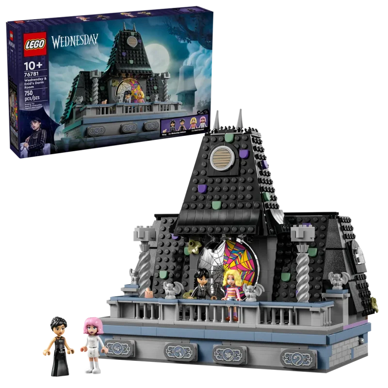 - LEGO Dormitorul lui Wednesday și al lui Enid