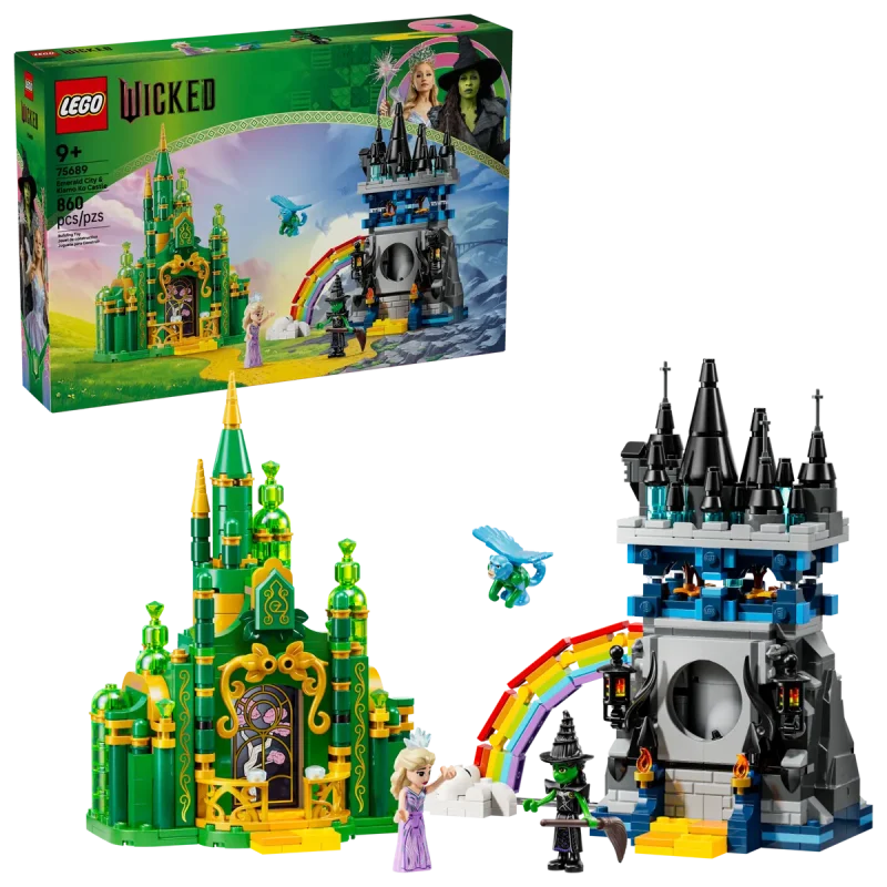 - LEGO Emerald City și Castelul Kiamo Ko Wicked