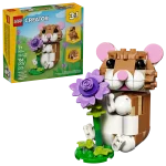 - LEGO Hamster adorabil cu o floare