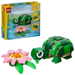 - LEGO Broască-țestoasă cu o floare de nufăr