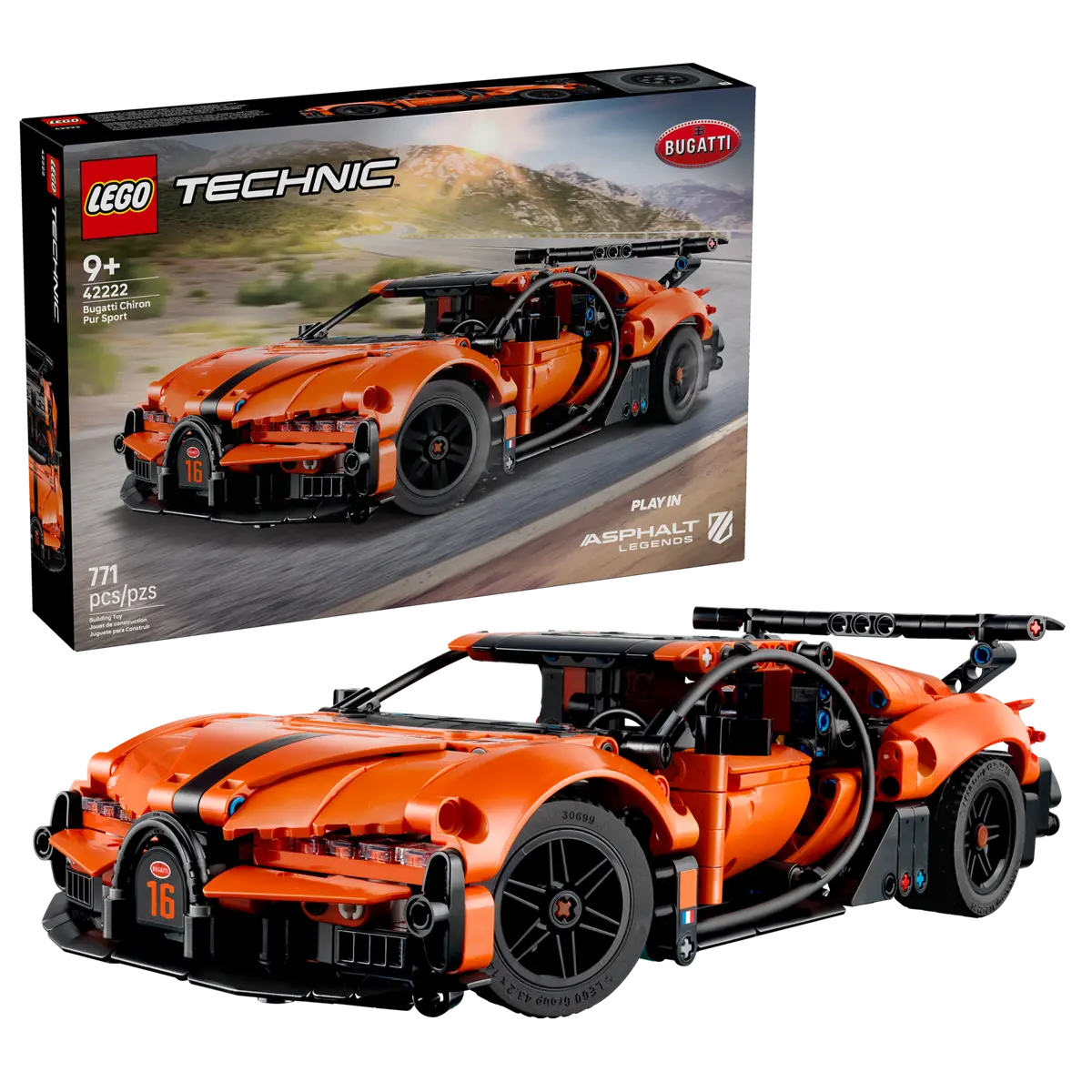 LEGO Hipermașina Bugatti Chiron Pur Sport