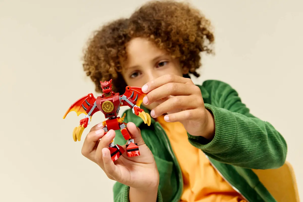 LEGO Pachet de luptă cu robotul dragon al lui Kai - imagine 2