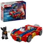 - LEGO Omul Păianjen în mașină vs Wolverine venomizat