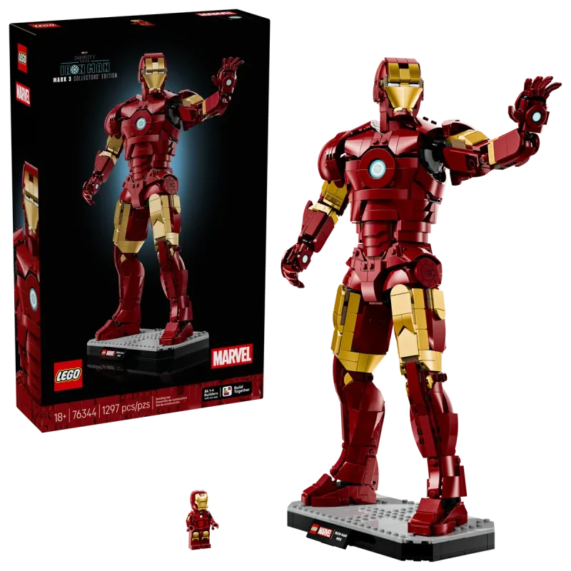 - LEGO Ediția de colecție Iron Man Mark 3