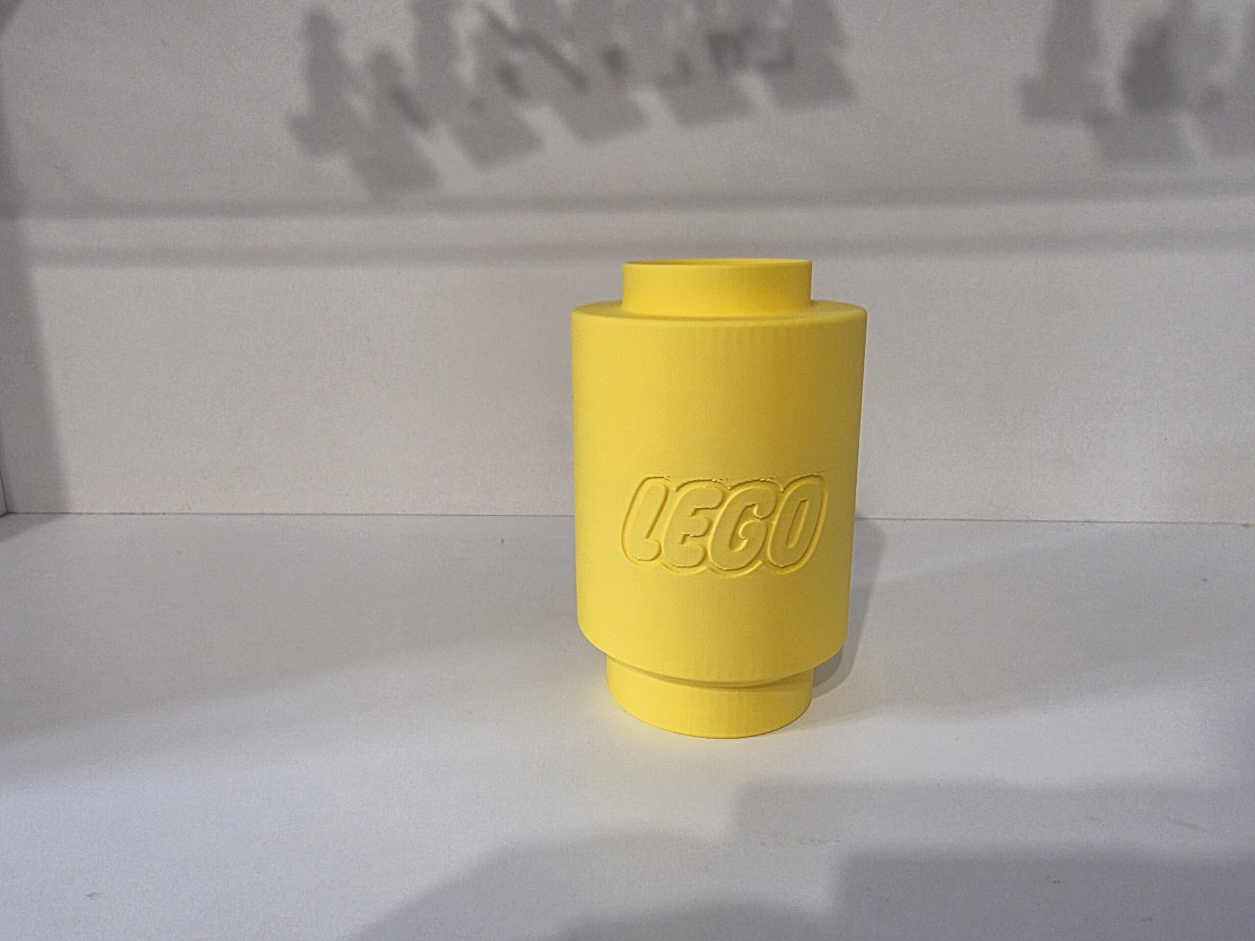 Vază pentru flori LEGO - Galbenă