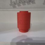 - Vază pentru flori LEGO - Roșie