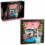 - LEGO Peisaj cu flori de cireș japonez