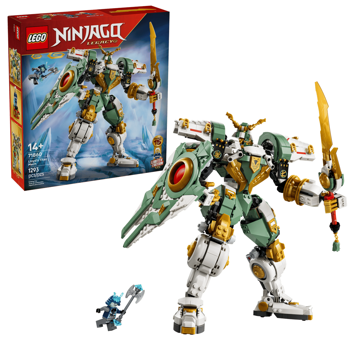LEGO Robotul de Titan al lui Lloyd la a 15-a aniversare