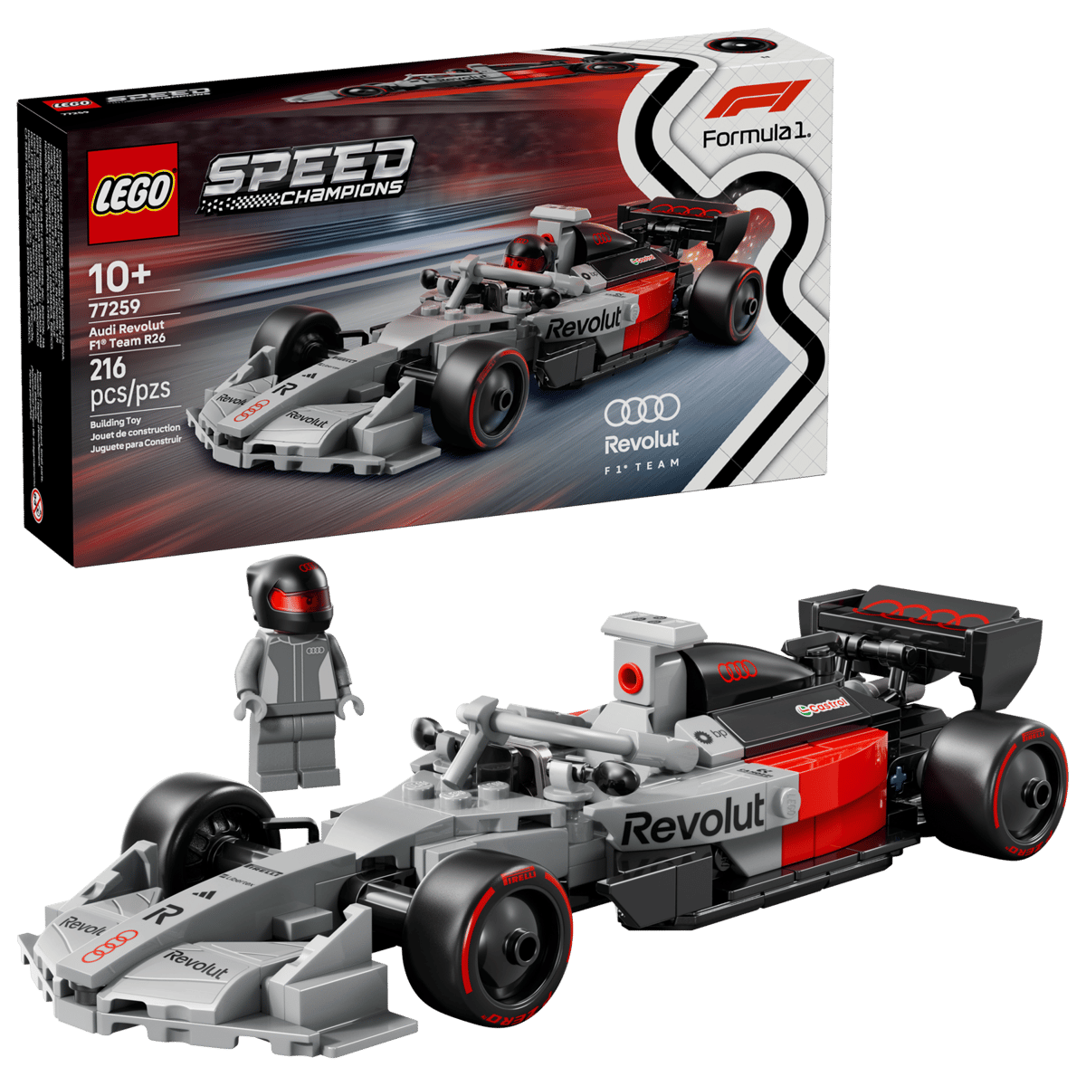 LEGO Mașină de curse Audi Revolut F1® Team R26