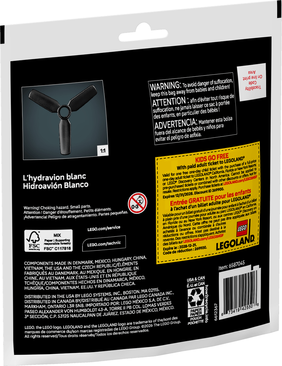 LEGO Hidroavion alb - imagine 3