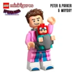 - LEGO Omul Păianjen: Prin lumea păianjenului Peter B. Parker/Spider-Man și May "Mayday" Parker