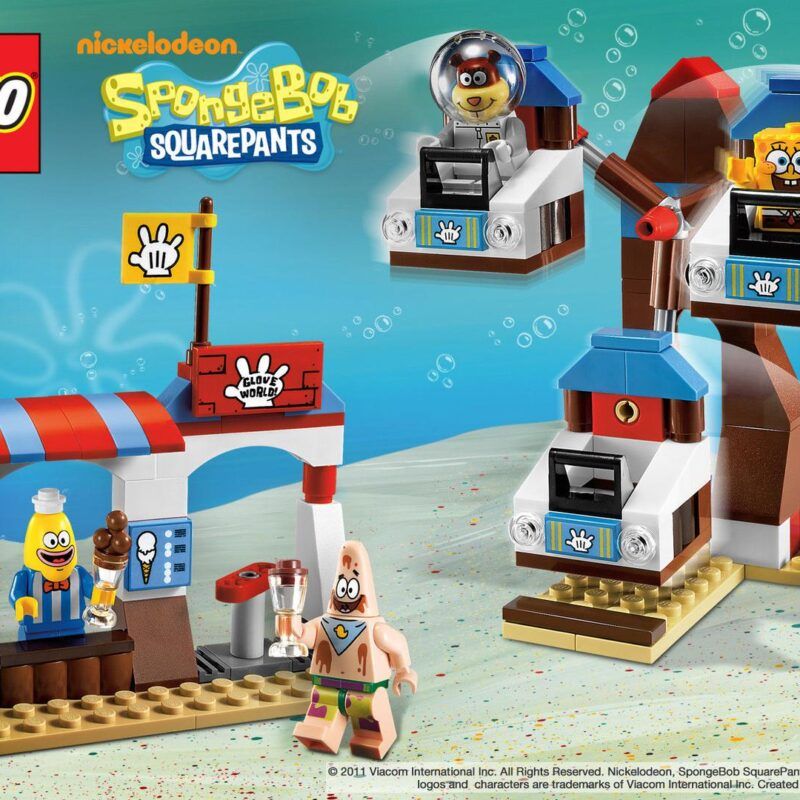 LEGO Spongebob Glove World - Desigilat, fără cutie