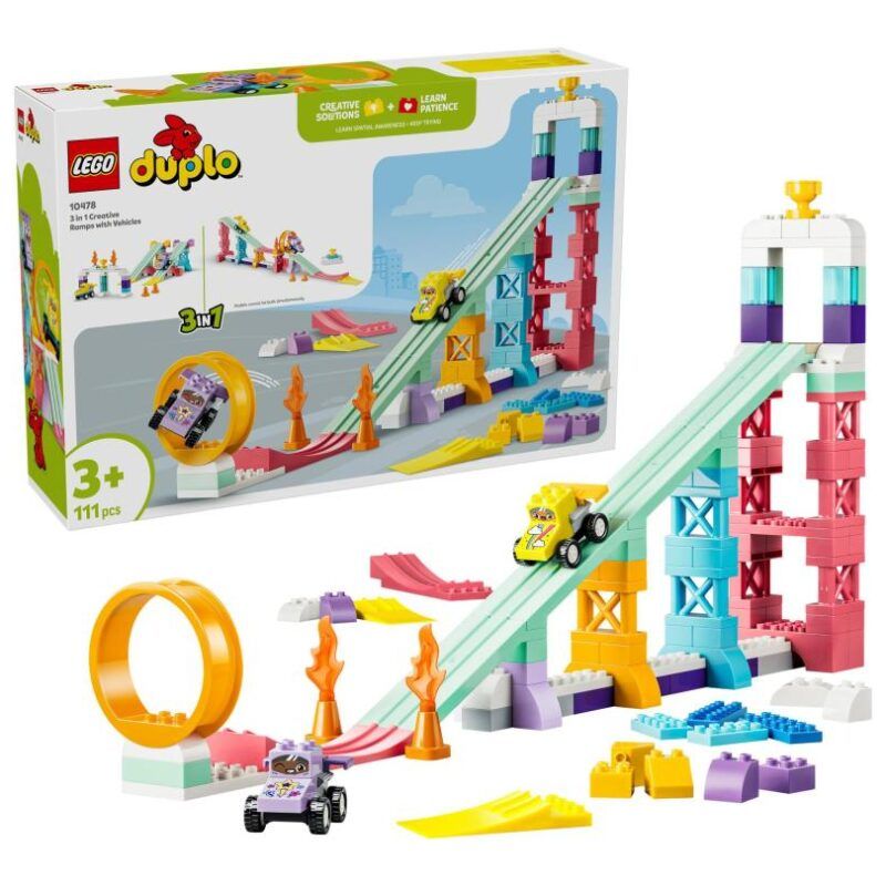- LEGO Rampe creative cu vehicule 3 în 1