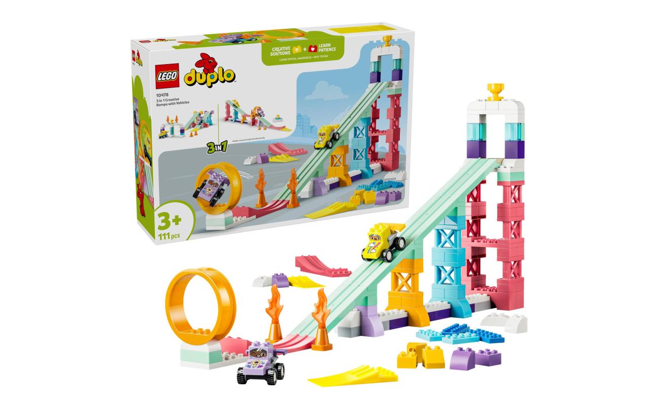 LEGO Rampe creative cu vehicule 3 în 1