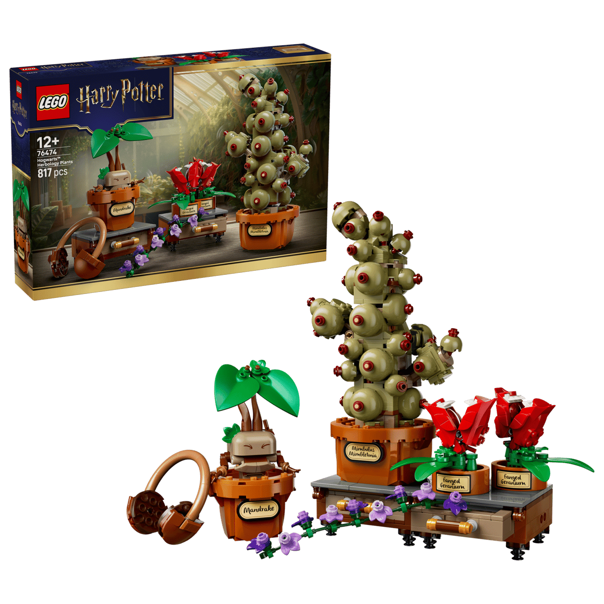 LEGO Plante pentru ora de ierbologie de la Hogwarts™