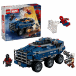 - LEGO Urmărire cu Omul Păianjen și mașina închisorii