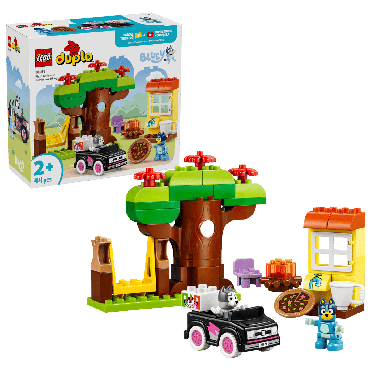 LEGO Muffin și Blue, fetele care aduc pizza