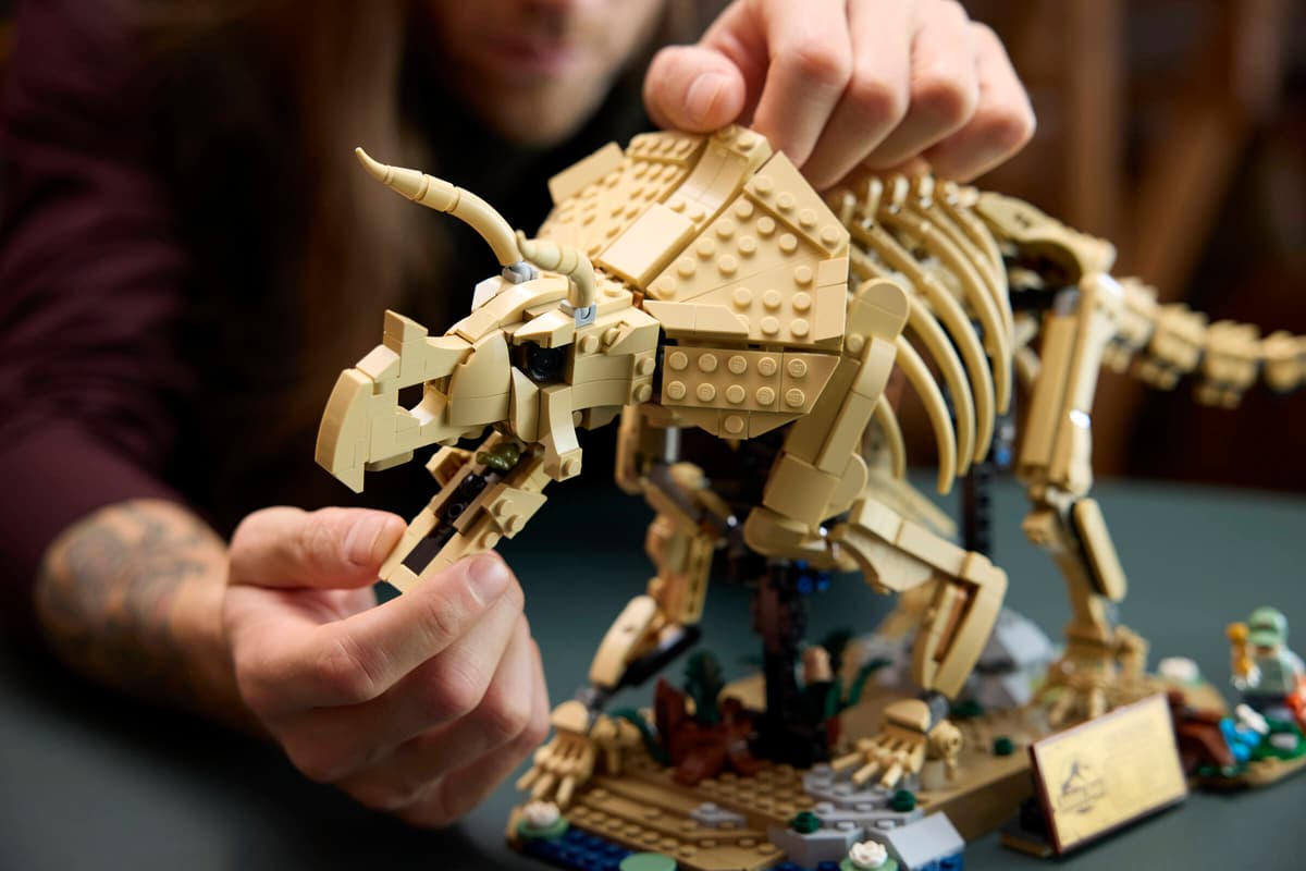 LEGO Fosile de dinozaur: Triceratops - imagine 4