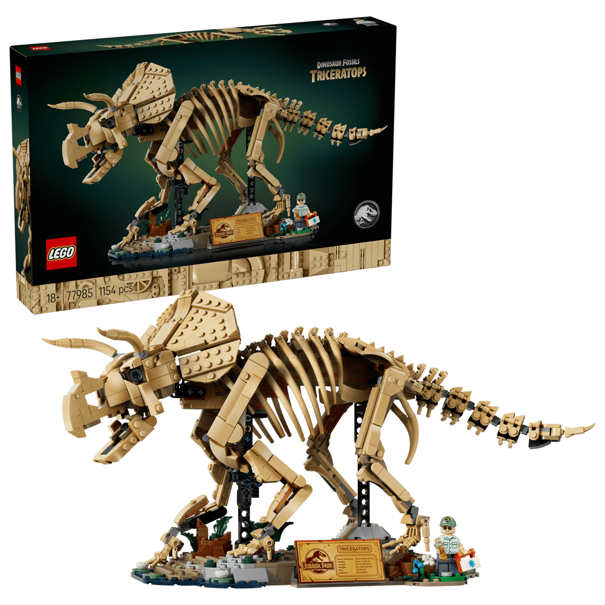 LEGO Fosile de dinozaur: Triceratops