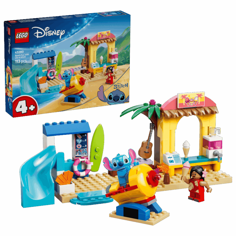 - LEGO Distracție pe plajă cu Lilo și Stitch