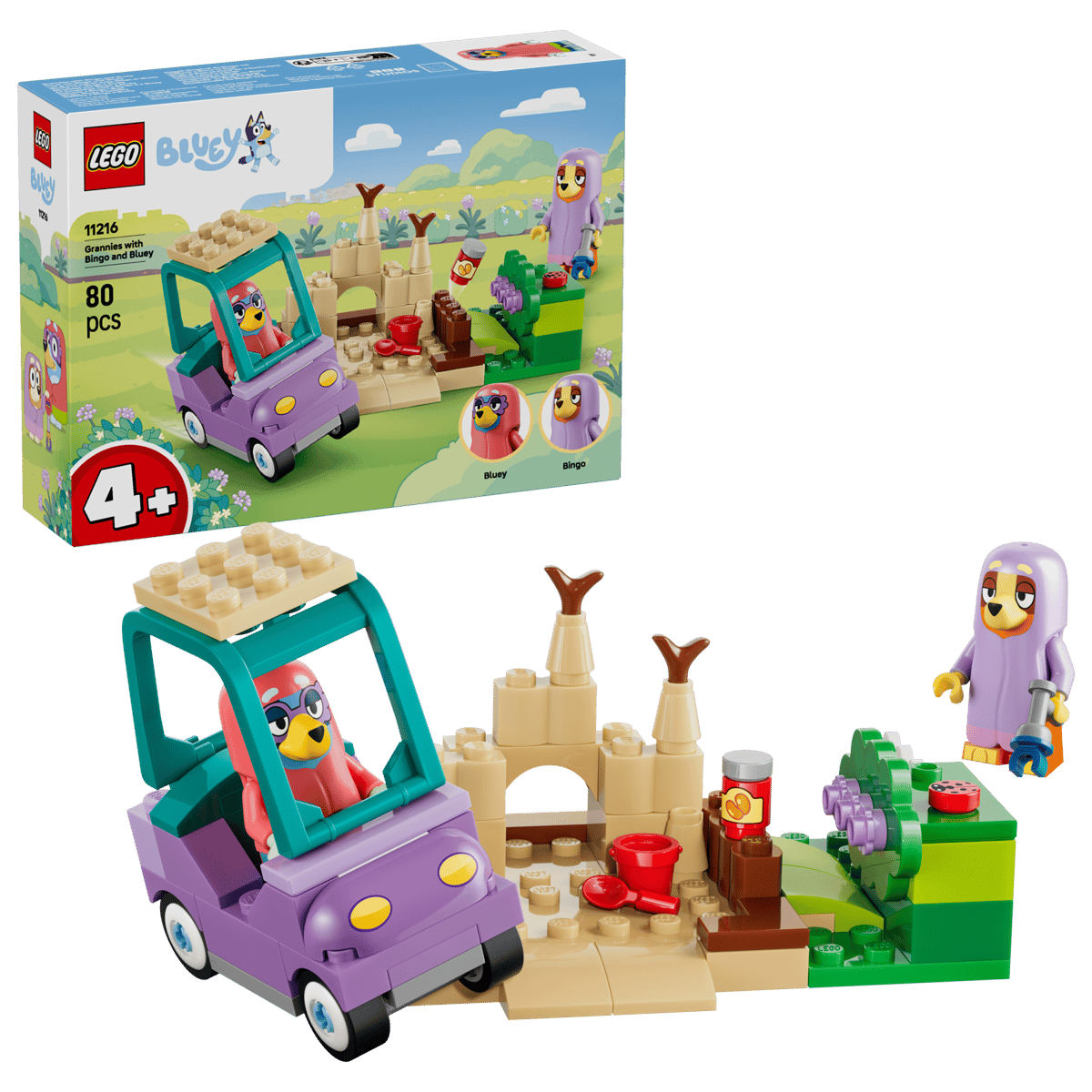 LEGO Bingo și Blue se joacă de-a bunicuțele