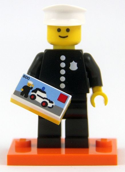 - Minifigurina LEGO seria 18 - Classic Police Officer