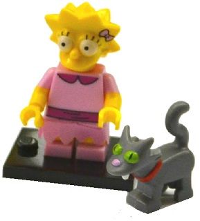 LEGO The Simpsons Lisa Simpson with Snowball II (colsim2-3)