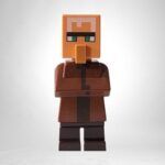 - LEGO Minecraft Villager - Reddish Brown Top (min028)
