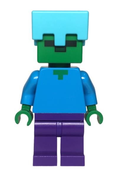 - LEGO Zombie Medium Azure Helmet (min174)