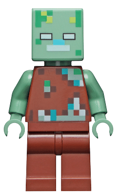 LEGO Minecraft Drowned Zombie (min088)