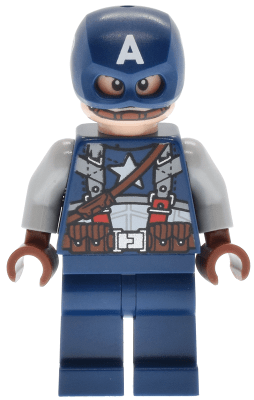 LEGO Captain America - Dark Blue Suit with Strap (sh1011)