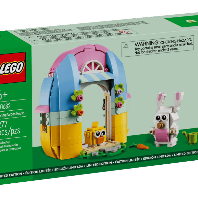 - LEGO Casă cu grădină de primăvară