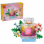 - LEGO Sticlă de parfum cu flori decorativă