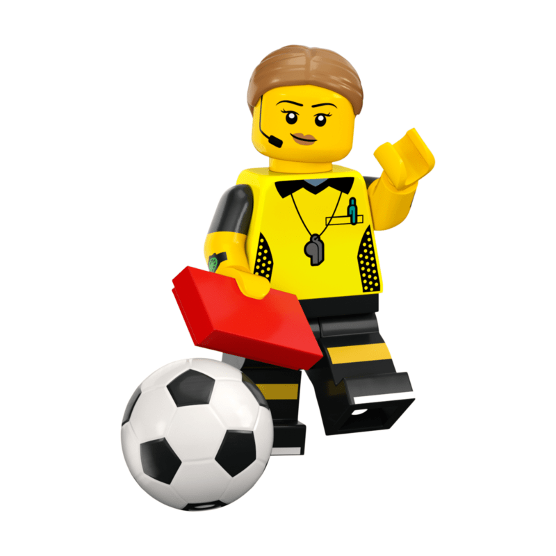 - Minifigurina LEGO Seria 24 - Football Referee
