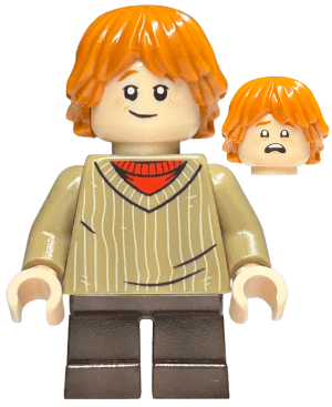LEGO Ron Weasley - Dark Tan Sweater (hp142)