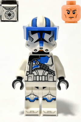 LEGO Clone Heavy Trooper, 501st Legion (Phase 2) (sw1247)