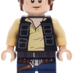 - LEGO Han Solo - Black Vest with Pockets (sw1457)