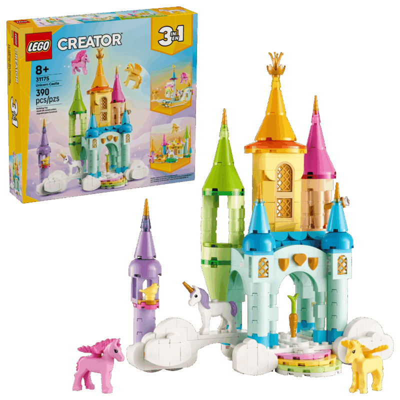 - LEGO Castel cu unicorni