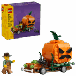- LEGO Camionetă cu dovleac sculptat