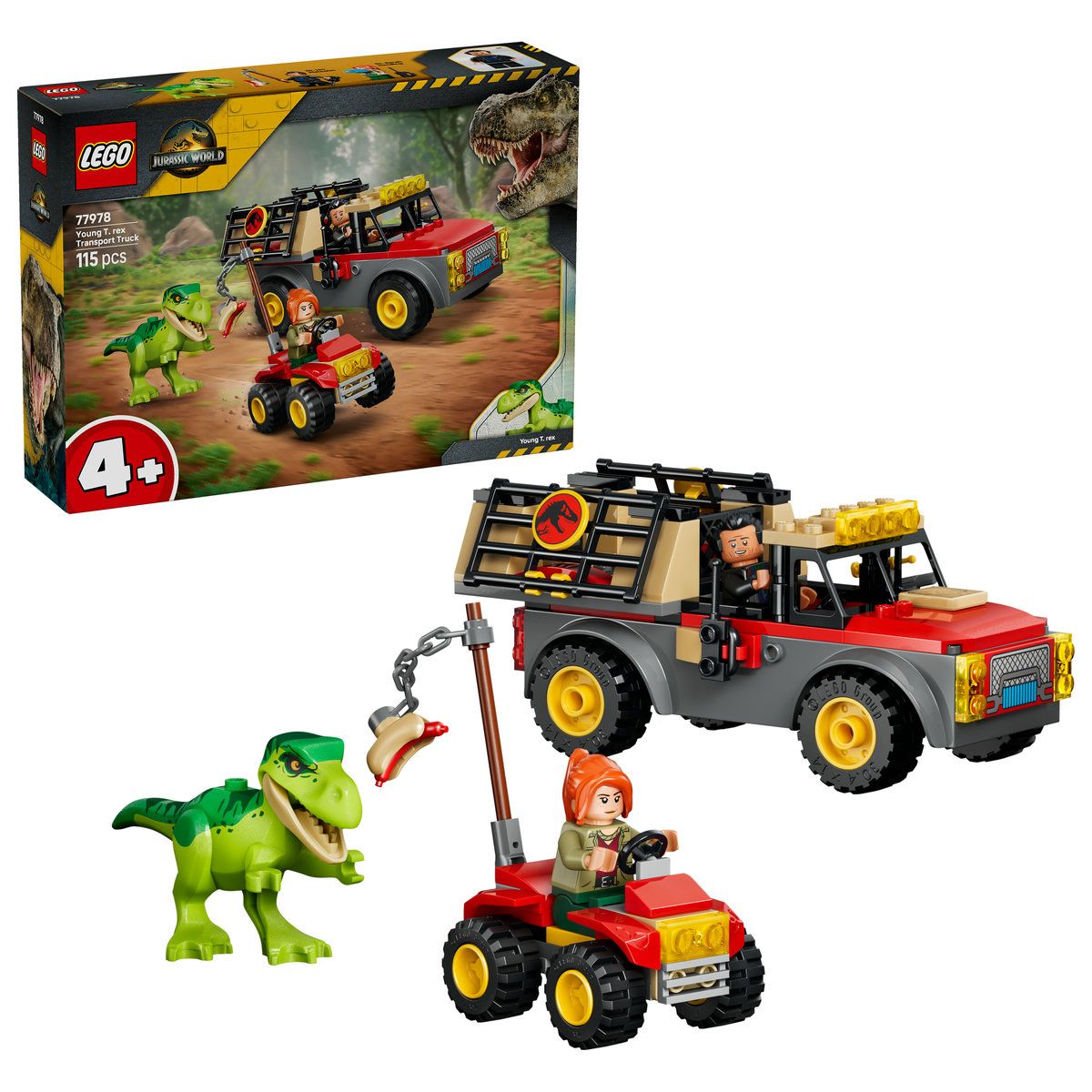 LEGO Camionetă de transport pentru un tânăr T. rex