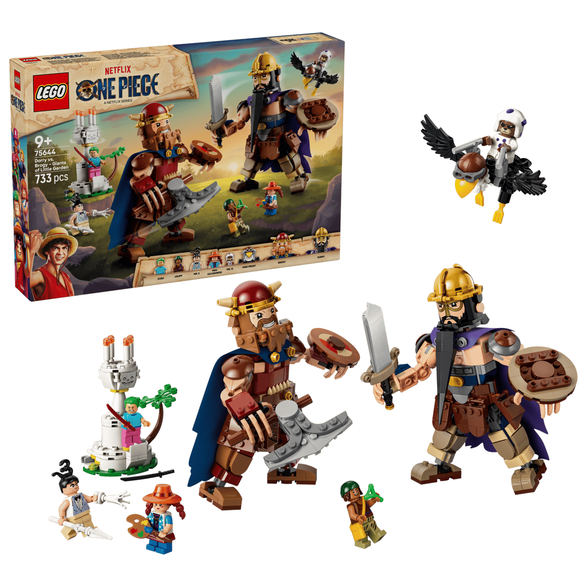 LEGO Dorry vs Brogy – Giganții din Micuța Grădină