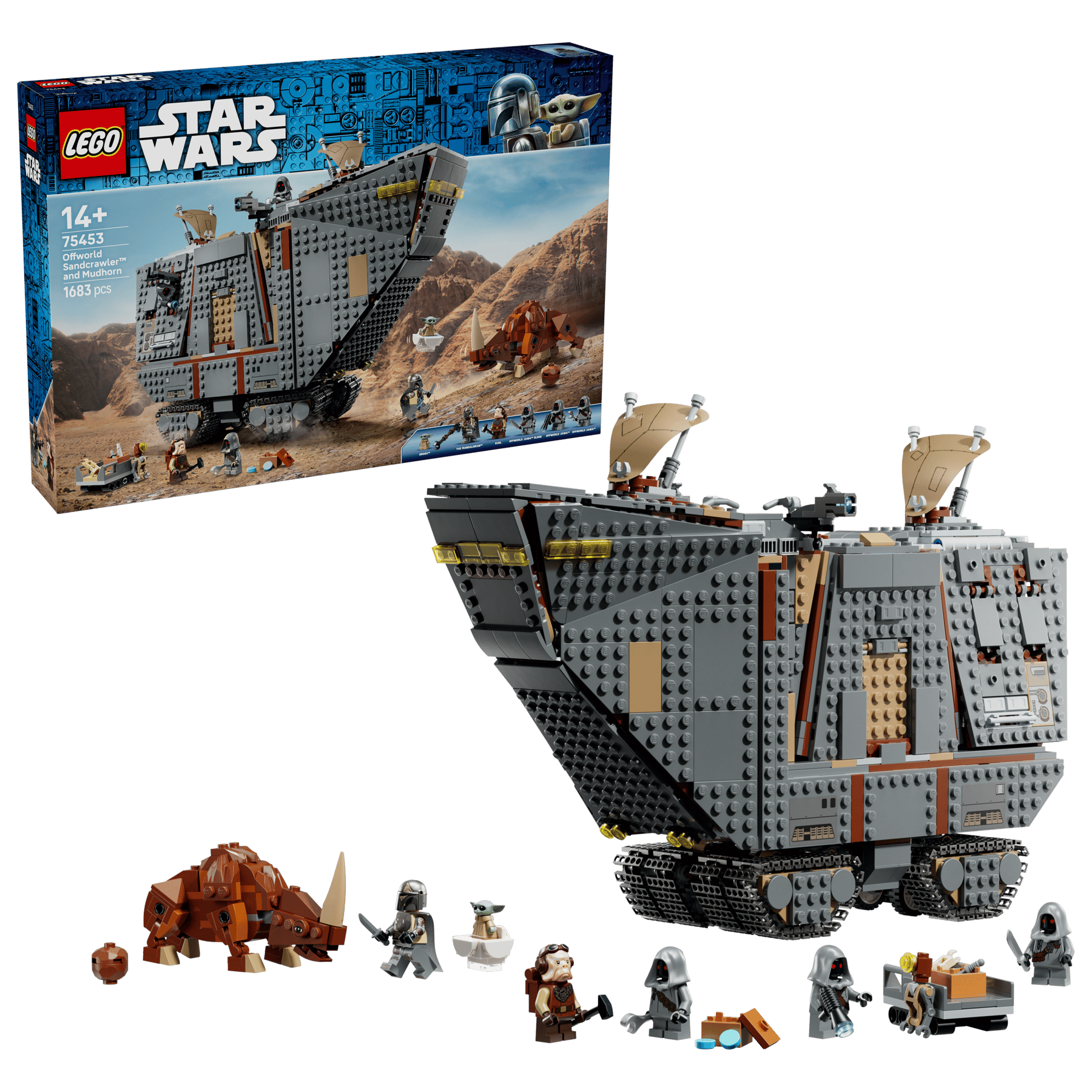 LEGO Offworld Sandcrawler™ și Mudhorn